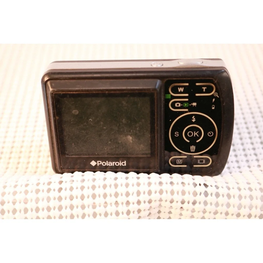 Polaroid a55C Digital Camera 5MP 4X Zoom Black For Parts Repair As Is
